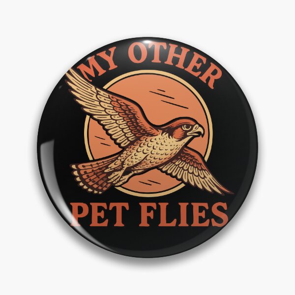 Item preview, Falcon My Other Pet Flies Falconry Hawk Bird designed and sold by LuminOrb.
