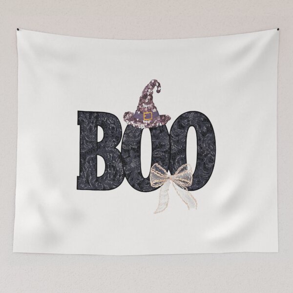 Item preview, Halloween Candy Boo With Witch Hat designed and sold by VladoZork.