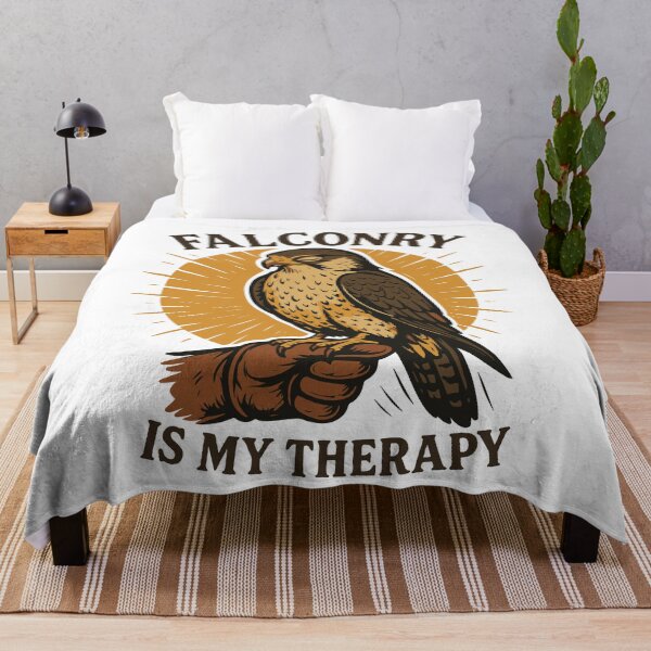 Item preview, Falconry Is My Therapy Bird Watching Falconer designed and sold by LuminOrb.