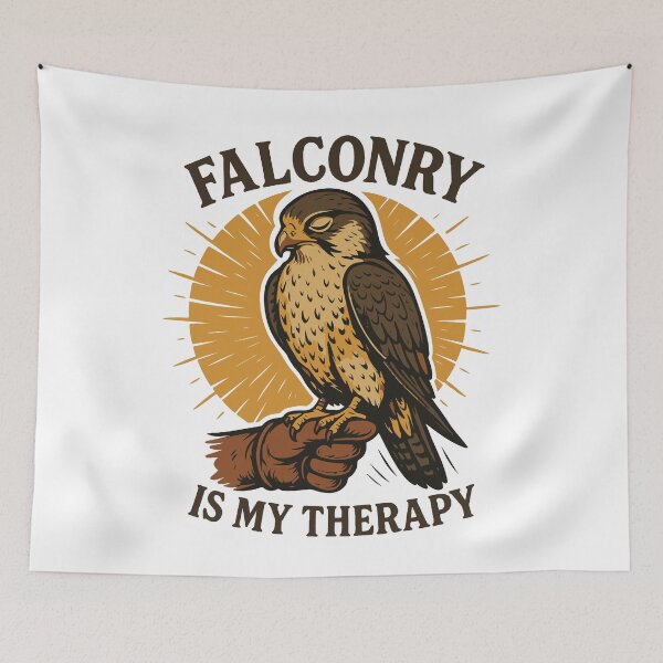 Item preview, Falconry Is My Therapy Bird Watching Falconer designed and sold by LuminOrb.
