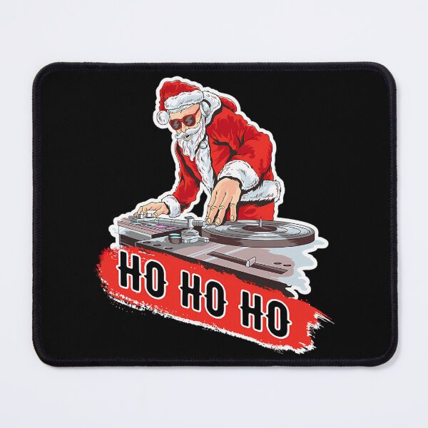 Item preview, DJ Santa Christmas Funny Disc Jockey X Mas Party Tee designed and sold by hilliealhawyt.