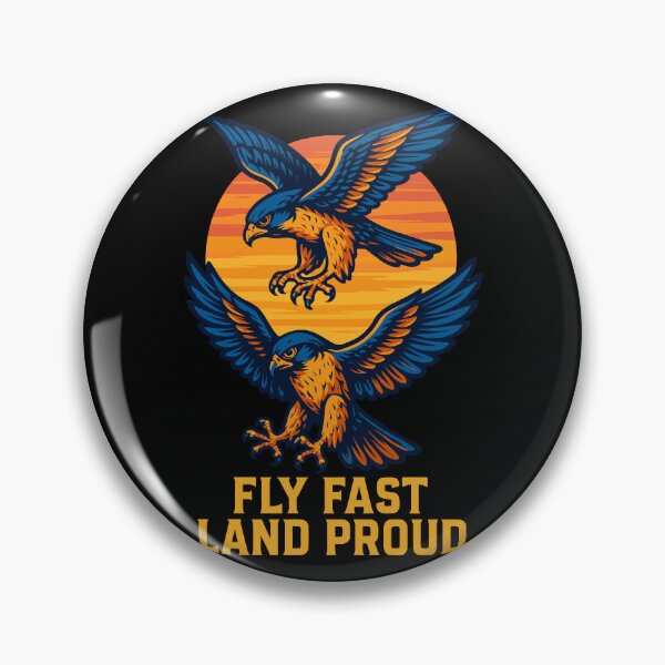Item preview, Falcon Fly Fast Land Proud Falconry Birds Design designed and sold by LuminOrb.