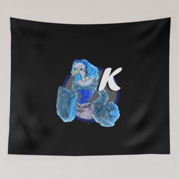 Item preview, The Blue Haired Harpy Sketch designed and sold by Carrollkatina.