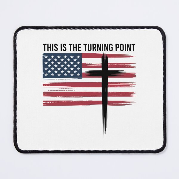 Item preview, White This is The Turning Point American Flag designed and sold by Sunset4Bones.