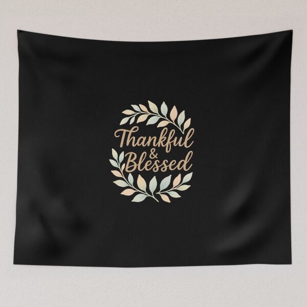 Item preview, Thankful & Blessed designed and sold by Signal and Ink.