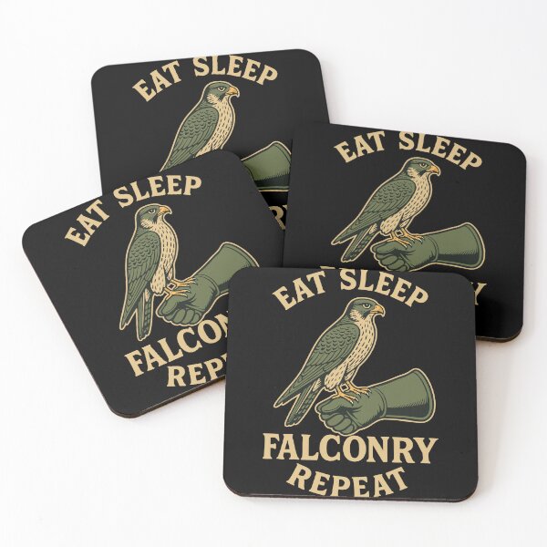 Item preview, Eat Sleep Falconry Repeat Falconer Lifestyle designed and sold by LuminOrb.