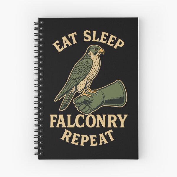 Item preview, Eat Sleep Falconry Repeat Falconer Lifestyle designed and sold by LuminOrb.
