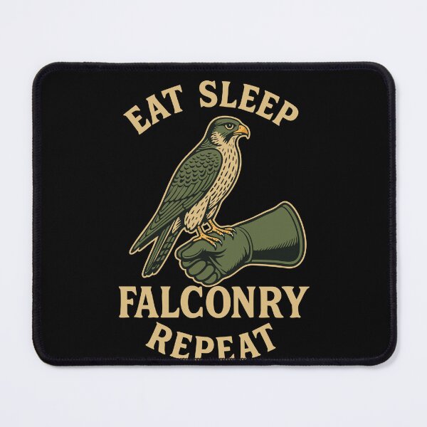 Item preview, Eat Sleep Falconry Repeat Falconer Lifestyle designed and sold by LuminOrb.