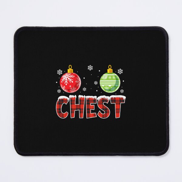 Item preview, Chest Nuts Matching Chestnuts Funny Christmas Couples Chest 	1	 designed and sold by pubjjxriso.