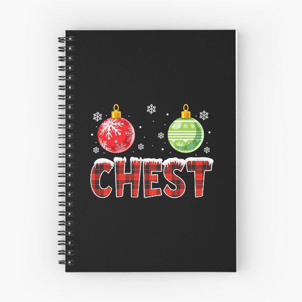 Item preview, Chest Nuts Matching Chestnuts Funny Christmas Couples Chest 	1	 designed and sold by pubjjxriso.