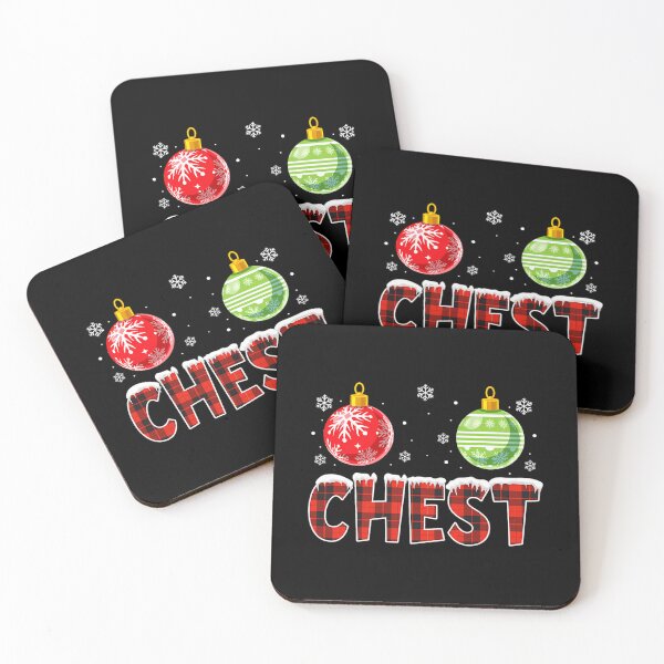 Item preview, Chest Nuts Matching Chestnuts Funny Christmas Couples Chest 	1	 designed and sold by pubjjxriso.