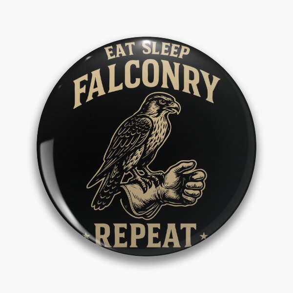 Item preview, Eat Sleep Falconry Repeat Falconry Hunting designed and sold by LuminOrb.