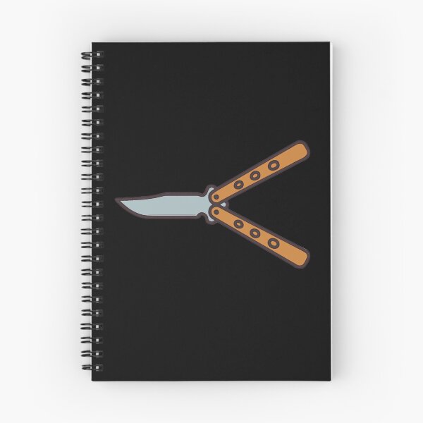 Item preview, Basic Butterfly Knife Illustration designed and sold by UNK-Fatigues.