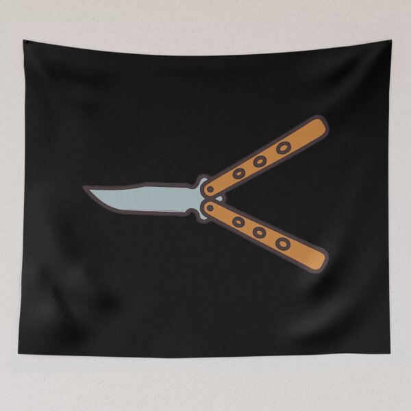 Item preview, Basic Butterfly Knife Illustration designed and sold by UNK-Fatigues.