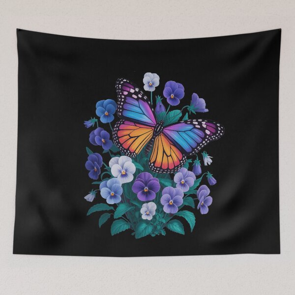 Item preview, Alzheimer Purple Floral Pansy Dementia Alzheimer's Awareness designed and sold by TrinaEspinoza.