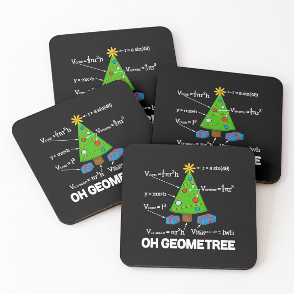 Item preview, Funny Math Geometry Christmas Tree Geometree Teacher 	 		 designed and sold by vereliazizliu.