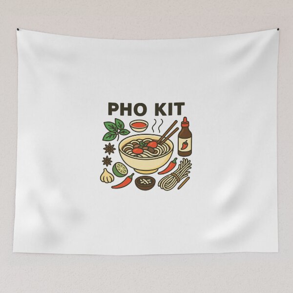 Item preview, Pho Kit for Foodies Mariners Noodle Lovers Funny Food Vietnamese Cuisine Asian Food designed and sold by modoodles357.
