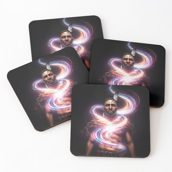 Item preview, Warrior of Light – Māori Spirit Energy designed and sold by KoruWairua-Arts.