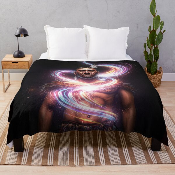 Item preview, Warrior of Light – Māori Spirit Energy designed and sold by KoruWairua-Arts.