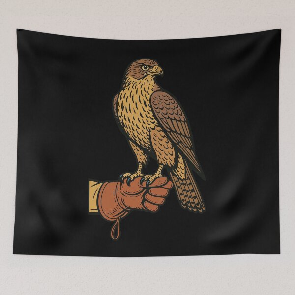 Item preview, Falconry Gloves Equipment Peregrine Falcon Design designed and sold by LuminOrb.