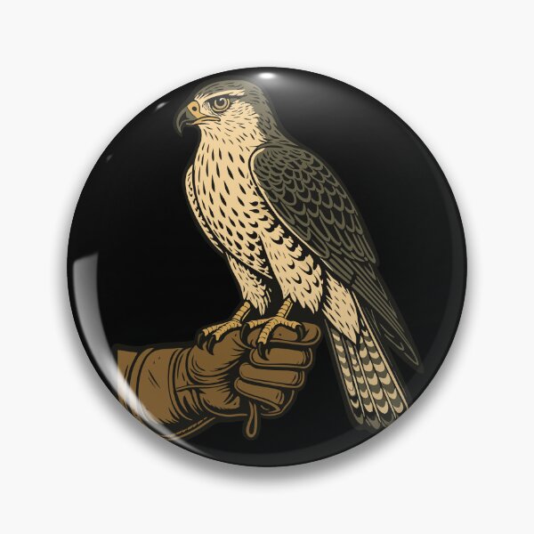 Item preview, Falconry Hunting Peregrine Falcon Design designed and sold by LuminOrb.