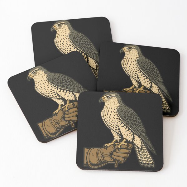 Item preview, Falconry Hunting Peregrine Falcon Design designed and sold by LuminOrb.