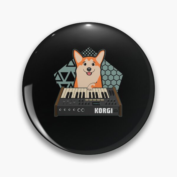 Item preview, Funny Synthesizer fan KORGI Corgi Dog Lover designed and sold by BlancaBlasco5.