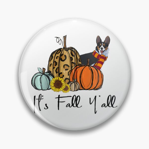 Item preview, It's Fall Y'all Corgi Dog Leopard Pumpkin Sunflower Zip 	1	 designed and sold by lkhirwbrm.