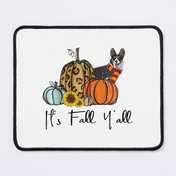 Item preview, It's Fall Y'all Corgi Dog Leopard Pumpkin Sunflower Zip 	1	 designed and sold by lkhirwbrm.