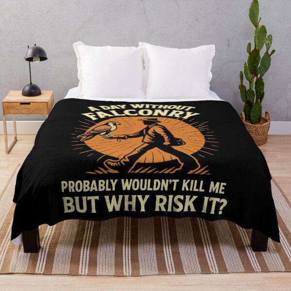Item preview, A Day Without Falconry funny falcon design designed and sold by LuminOrb.