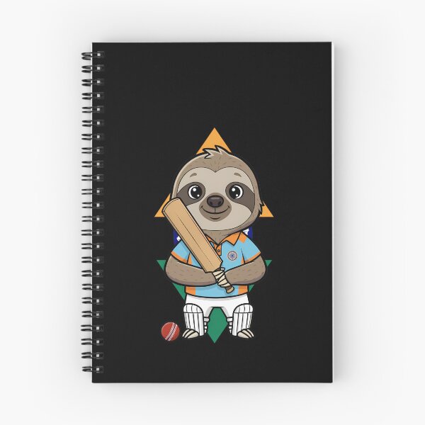 Item preview, Sloth Cricket Player India Flag designed and sold by k3rstman1.