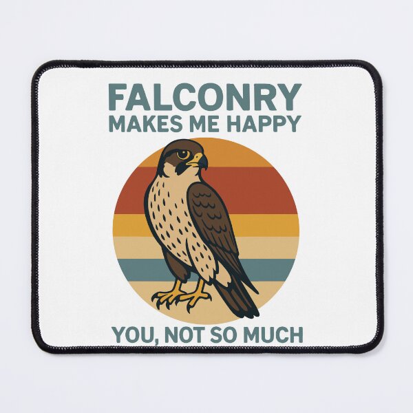 Item preview, Falconry Makes Me Happy You Not So Much Retro designed and sold by LuminOrb.