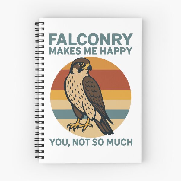 Item preview, Falconry Makes Me Happy You Not So Much Retro designed and sold by LuminOrb.
