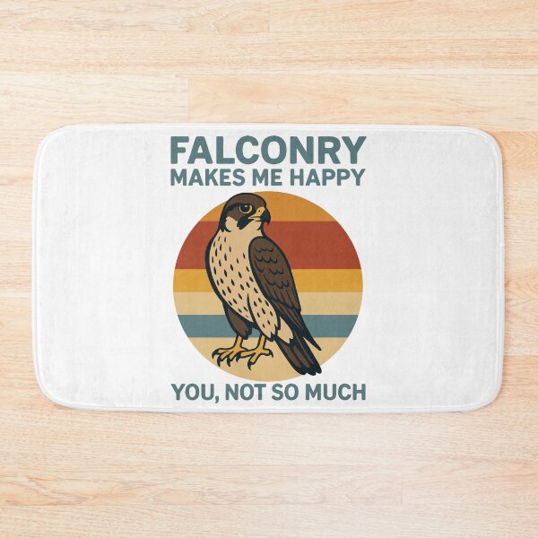 Item preview, Falconry Makes Me Happy You Not So Much Retro designed and sold by LuminOrb.