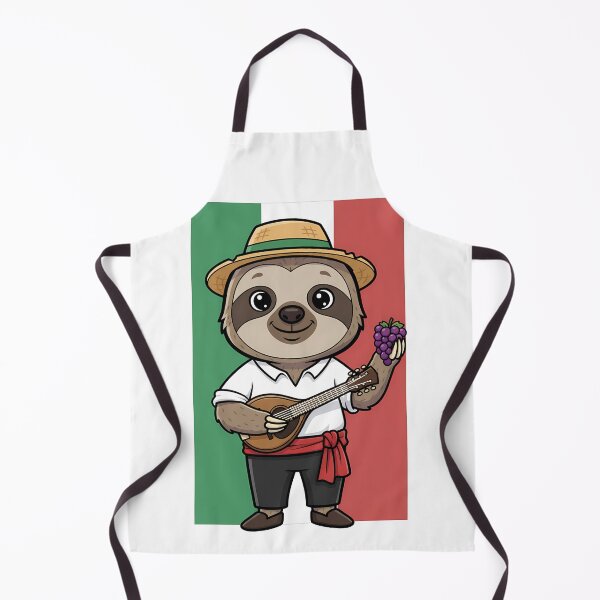 Item preview, Italian Sloth Mandolin Grapes Cute designed and sold by k3rstman1.