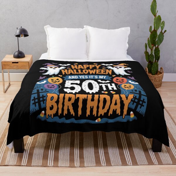 Item preview, Happy Halloween And Yes It's My 50th Birthday October 1971 designed and sold by VladoZork.