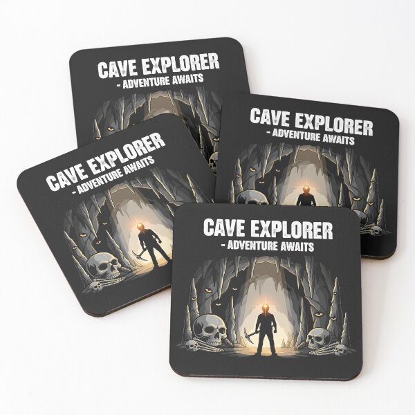 Item preview, Cave Explorer Adventure Awaits Speleology Skull designed and sold by Joyful-Park.