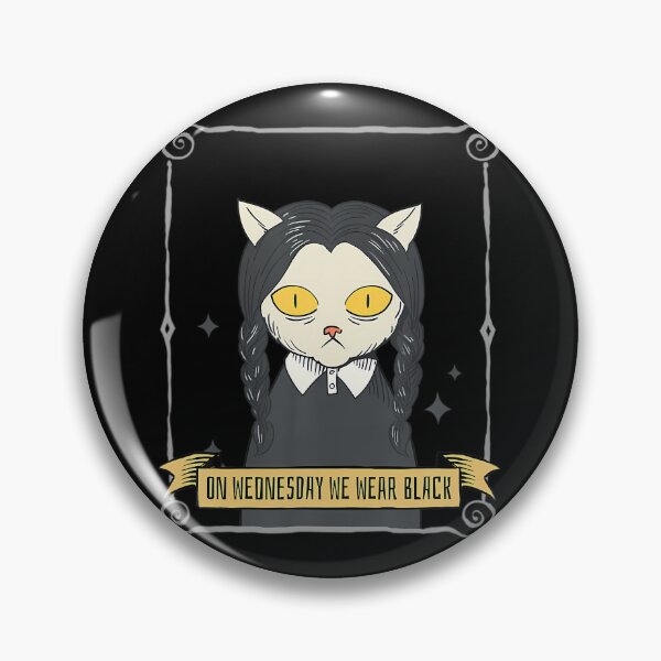 Item preview, FUNNY HALLOWEEN ON WEDNESDAY WE WEAR BLACK SPOOKY CA EMO 		 designed and sold by nechbasweatl.