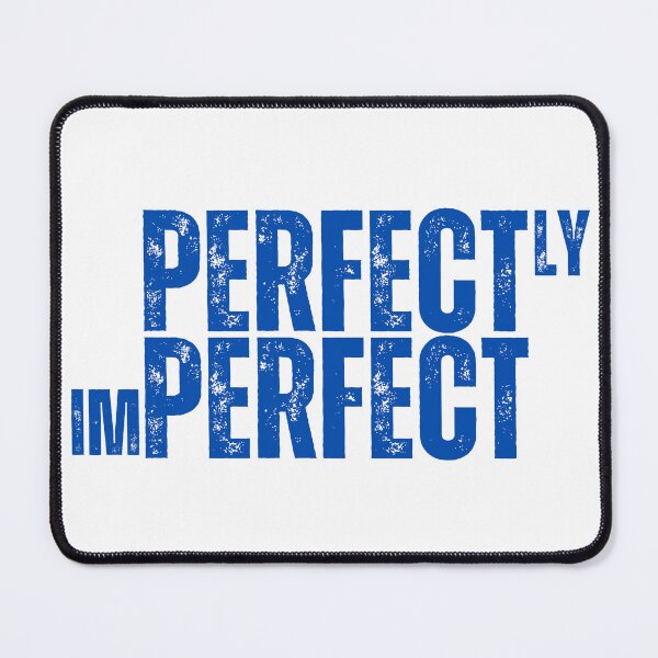 Item preview, Perfectly Imperfect | Motivational Quote Typography Design | Self Love & Positivity Art designed and sold by nav2107.
