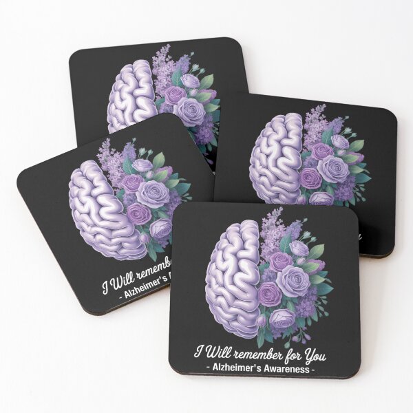 Item preview, Alzheimer's Awareness I Will Remember For You Brain Purple designed and sold by TrinaEspinoza.