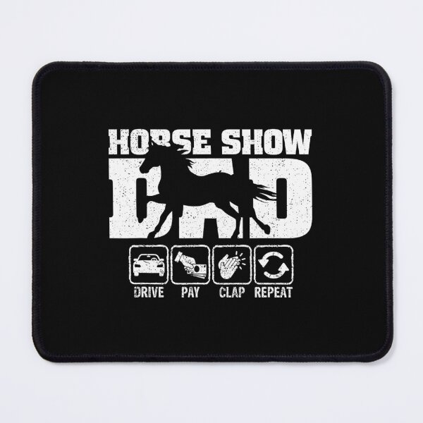 Item preview, Horse Show Dad Drive Pay Clap Repeat - Funny Horse Dad Xmas designed and sold by ahhlaistuetzl.