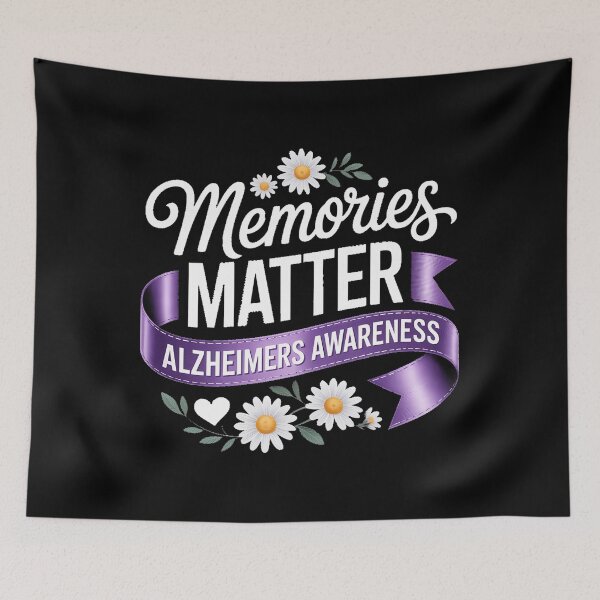 Item preview, Alzheimer's Awareness Memories Matter We Wear Purple End ALZ designed and sold by TrinaEspinoza.