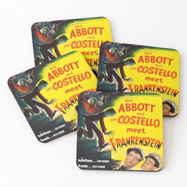 Item preview, Abbott and Costello Meet Frankenstein Poster | Classic Monster Comedy Art | Vintage Horror Movie Print designed and sold by neildoch.