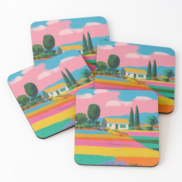 Item preview, Provençal landscape in mid-century style designed and sold by ArtHouseNiklas.