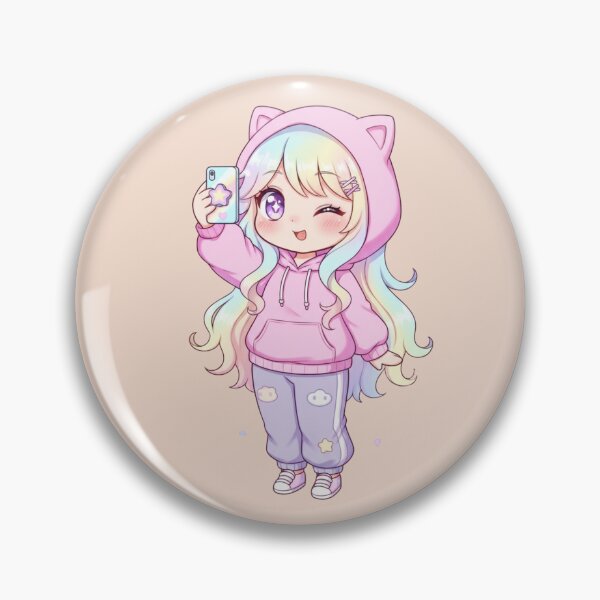 Item preview, Kawaii Chibi Girl Selfie classic tshirt designed and sold by anandsiva2703.