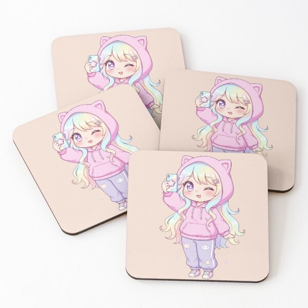 Item preview, Kawaii Chibi Girl Selfie classic tshirt designed and sold by anandsiva2703.