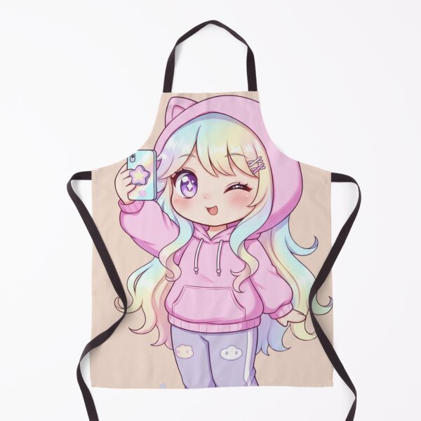 Item preview, Kawaii Chibi Girl Selfie classic tshirt designed and sold by anandsiva2703.
