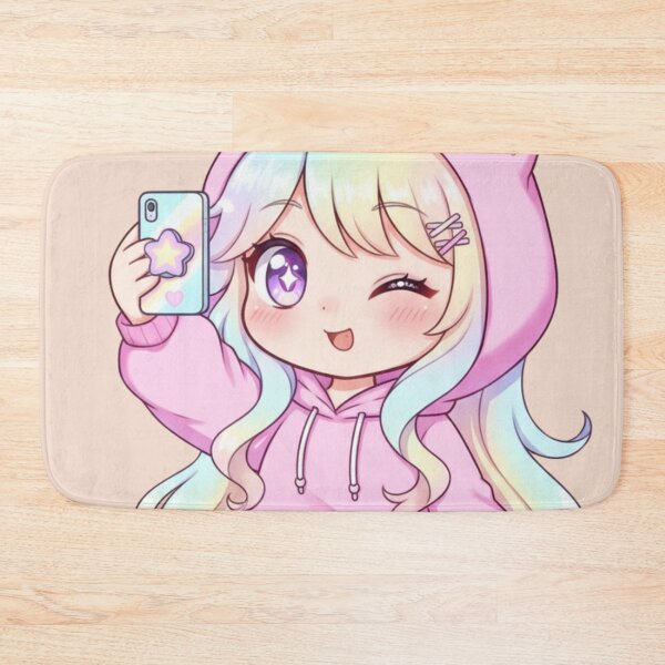 Item preview, Kawaii Chibi Girl Selfie classic tshirt designed and sold by anandsiva2703.
