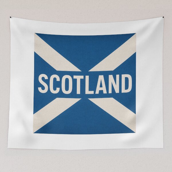 Item preview, Scotland Flag St Andrew’s Cross – Bold Scottish Pride Design designed and sold by GarnerSupplyCo.