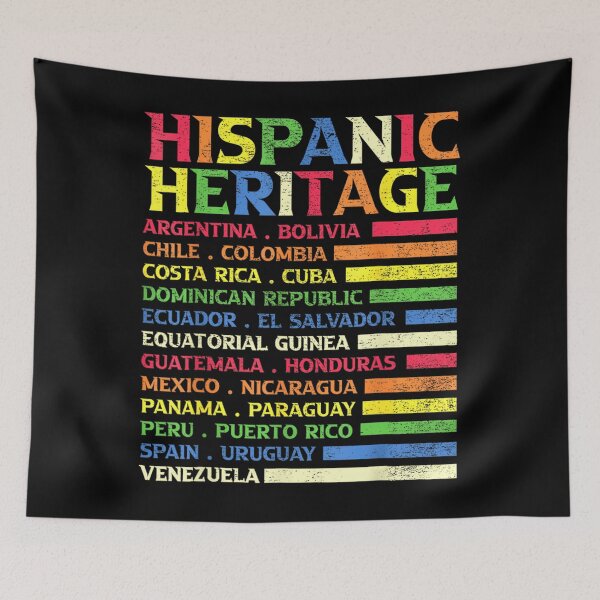 Item preview, National Latino Countries Flag Hispanic Heritage Month 2023 		 designed and sold by alkalfndaor.